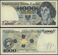 1.000 złotych 2.07.1975, seria AM, numeracja 796