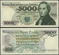 5.000 złotych 1.06.1982, seria AT, numeracja 210