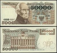 50.000 złotych 1.12.1989, seria AC, numeracja 81