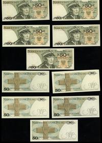 Polska, zestaw: 5 x 50 złotych, 1.06.1986