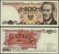 100 złotych 17.05.1976, seria AF, numeracja 1533