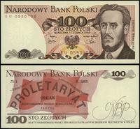 100 złotych 1.06.1979, seria EU, numeracja 05501