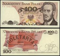 100 złotych 1.06.1979, seria FA, numeracja 04048
