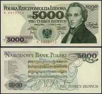 5.000 złotych 1.06.1982, seria K, numeracja 8875