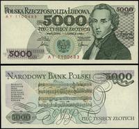 5.000 złotych 1.06.1986, seria AY, numeracja 110