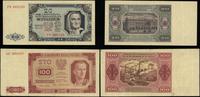 zestaw: 20 złotych i 100 złotych 1.07.1948, seri
