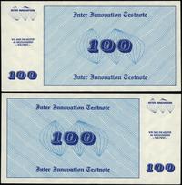 Szwecja, banknot testowy - 100 units 
Inter Innovation