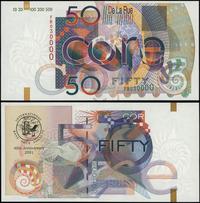 Wielka Brytania, banknot testowy - 50 units, 2001