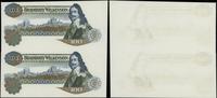 Wielka Brytania, 2 x banknot testowy - król Karol I Stuart