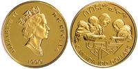 100 dolarów 1990, Ottawa, złoto, 13.20 g, próba 