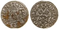 szeląg 1577, Ryga, podwójny krzyż pomiędzy klucz