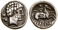 denar  ok. 150–100 pne, Bolskan (Osca), Aw: Głow