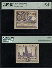 50 fenigów 15.04.1919, Gdańsk, druk fioletowo-br