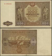 1.000 złotych 15.01.1946, seria H, numeracja 576
