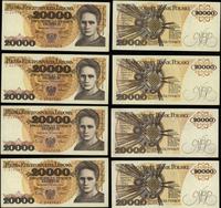 zestaw: 4 x 20.000 złotych 1.02.1989, serie: C, 
