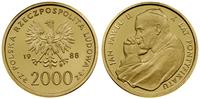 2.000 złotych 1988, Warszawa, moneta wybita z ok