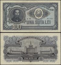 Rumunia, 100 lei, 1952