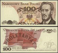 100 złotych 17.05.1976, seria CU, numeracja 5192