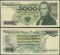5.000 złotych 1.06.1982, seria CF, numeracja 550