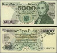 5.000 złotych 1.12.1988, seria CS, numeracja 810