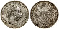 1 floren 1878 , Wiedeń, patyna, Herinek 578