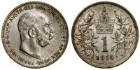 1 korona 1914, Wiedeń, patyna, piękna, Herinek 8