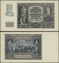 20 złotych 1.03.1940, seria L, numeracja 0799759