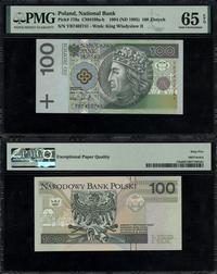 100 złotych 25.03.1994, seria zastępcza YB, nume