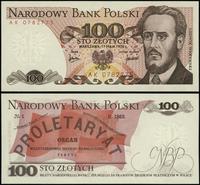 100 złotych 17.05.1976, seria AK, numeracja 0782