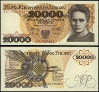 20.000 złotych 1.02.1989, seria AM, numeracja 78