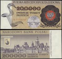 200.000 złotych 1.12.1989, seria R, numeracja 02