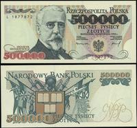 500.000 złotych 16.11.1993, seria L, numeracja 1