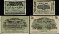 Polska, zestaw: 20 kopiejek i 3 ruble, 17.04.1916