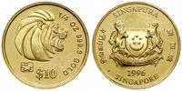10 dolarów 1996, Tygrys , złoto próby 999, 7.81 
