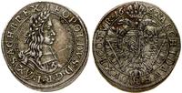 15 krajcarów 1662 CA, Wiedeń, ornament na awersi