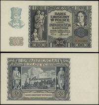 20 złotych 1.03.1940, seria O, numeracja 0514856