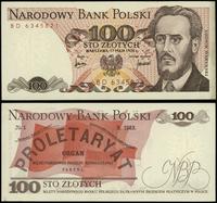 100 złotych 17.05.1976, seria BD, numeracja 6345