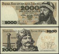 2.000 złotych 1.06.1982, seria BY, numeracja 517