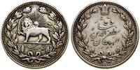 5.000 dinarów 1902 (AH 1320), Teheran, srebro pr