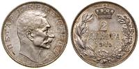 2 dinary 1915, Paryż, piękne, KM 26