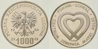1.000 złotych 1986, Warszawa, PRÓBA Pomnik Szpit