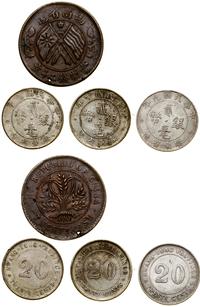 zestaw 4 monet, 3 x 20 centów (2 x 1920 i 1921) 
