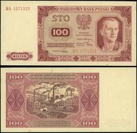 100 złotych 1.07.1948, seria KG, numeracja 45713