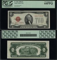 2 dolary 1928, seria D 46471282 A, czerwona piec