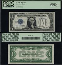 1 dolar 1928, seria S 08474407 A, niebieska piec