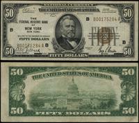 50 dolarów 1929, seria B 00175284 A, brązowa pie