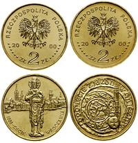 Polska, zestaw 2 x 2 złote, 2000