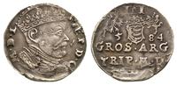 trojak litewski 1584, Wilno, moneta wyjęta z opr