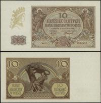 10 złotych 1.03.1940, seria L, numeracja 2612493