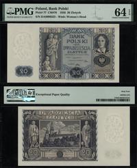 20 złotych 11.11.1936, seria DA, numeracja 80963